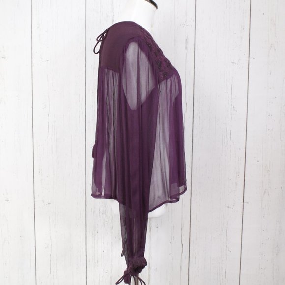 Free People Sheer Tassel Top - Picture 7 of 15